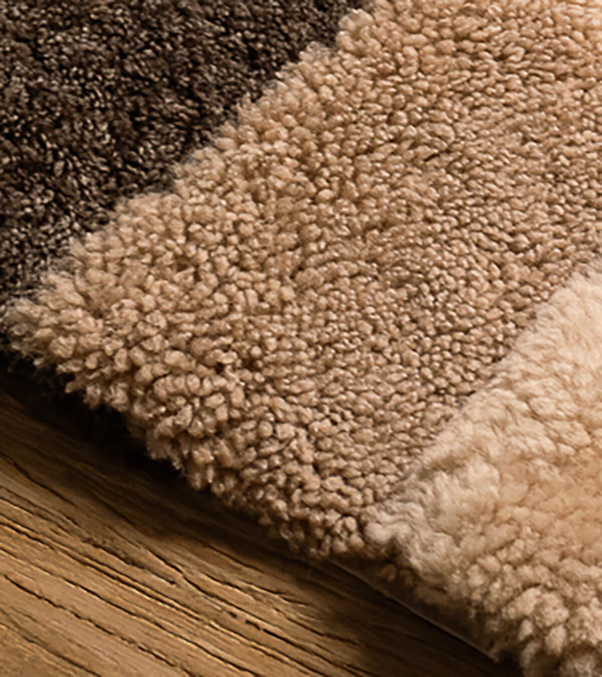 Luxuriously soft sheepskin texture