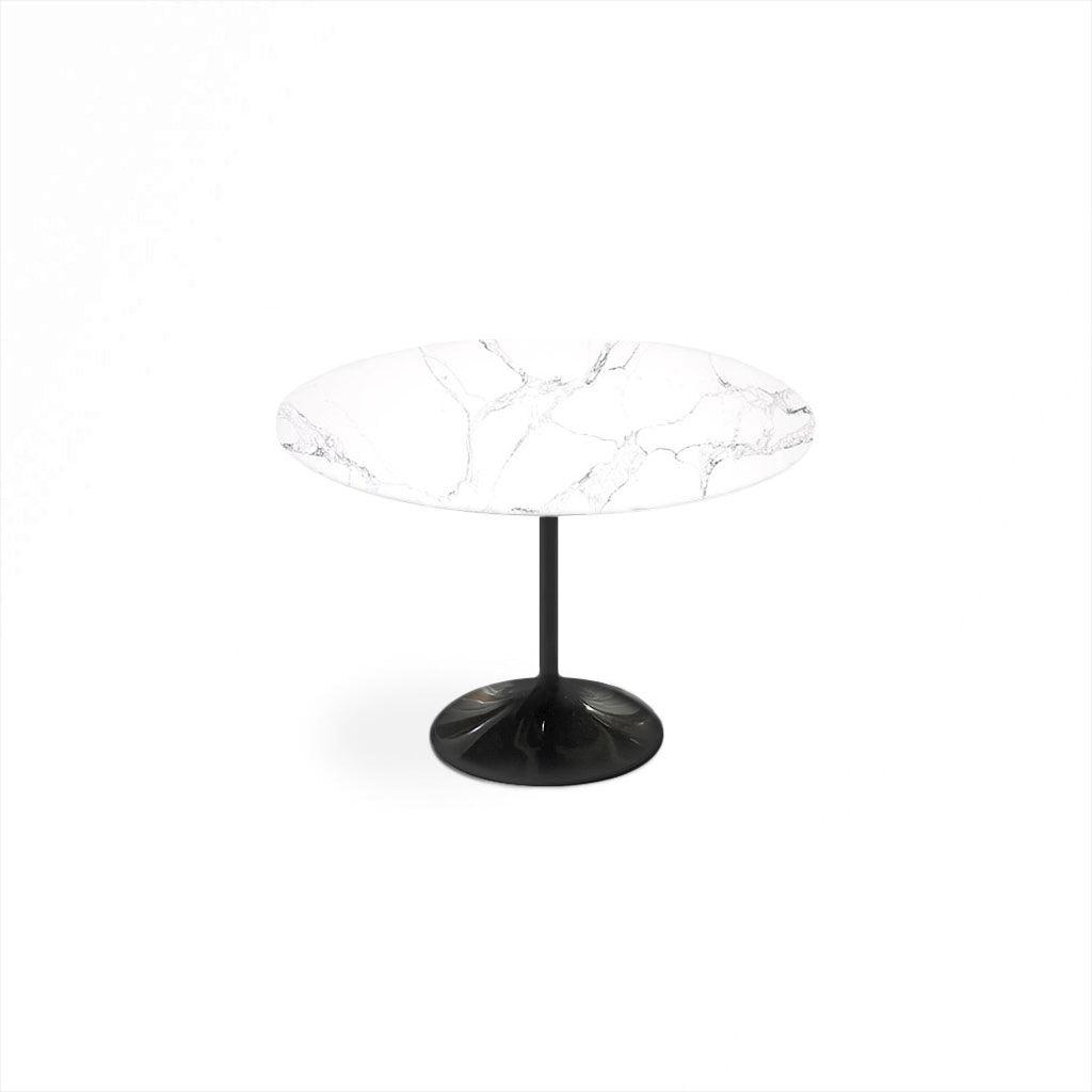 Statuario Venato Calacatta Quartz Petal Dining Table - Round - Final Sale