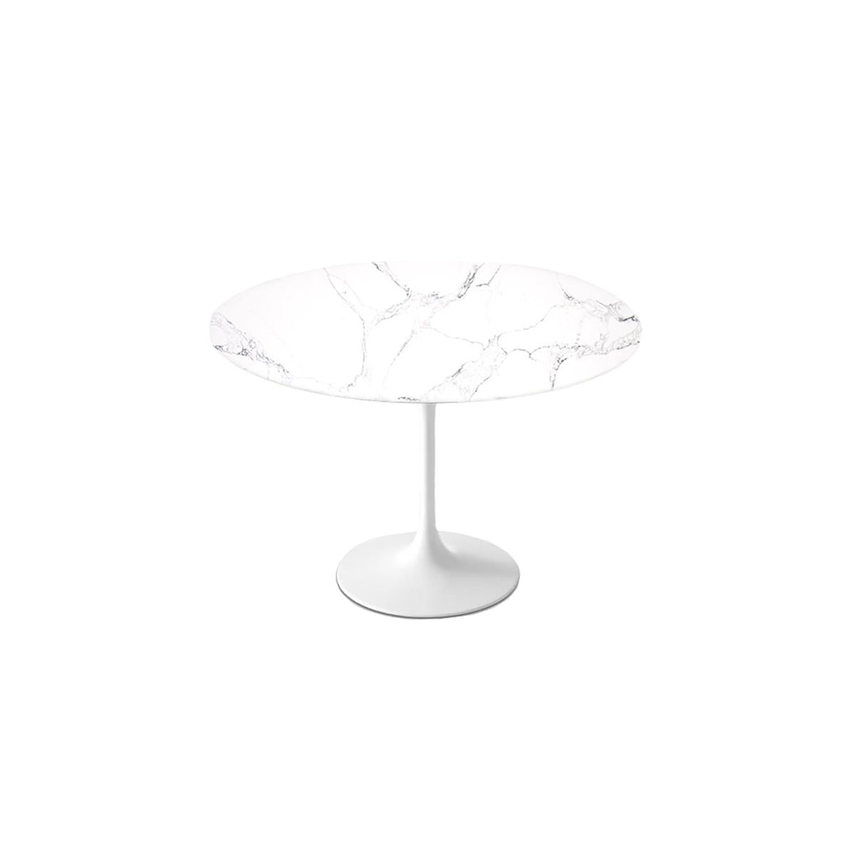 Statuario Venato Calacatta Quartz Petal Dining Table - Round - Final Sale