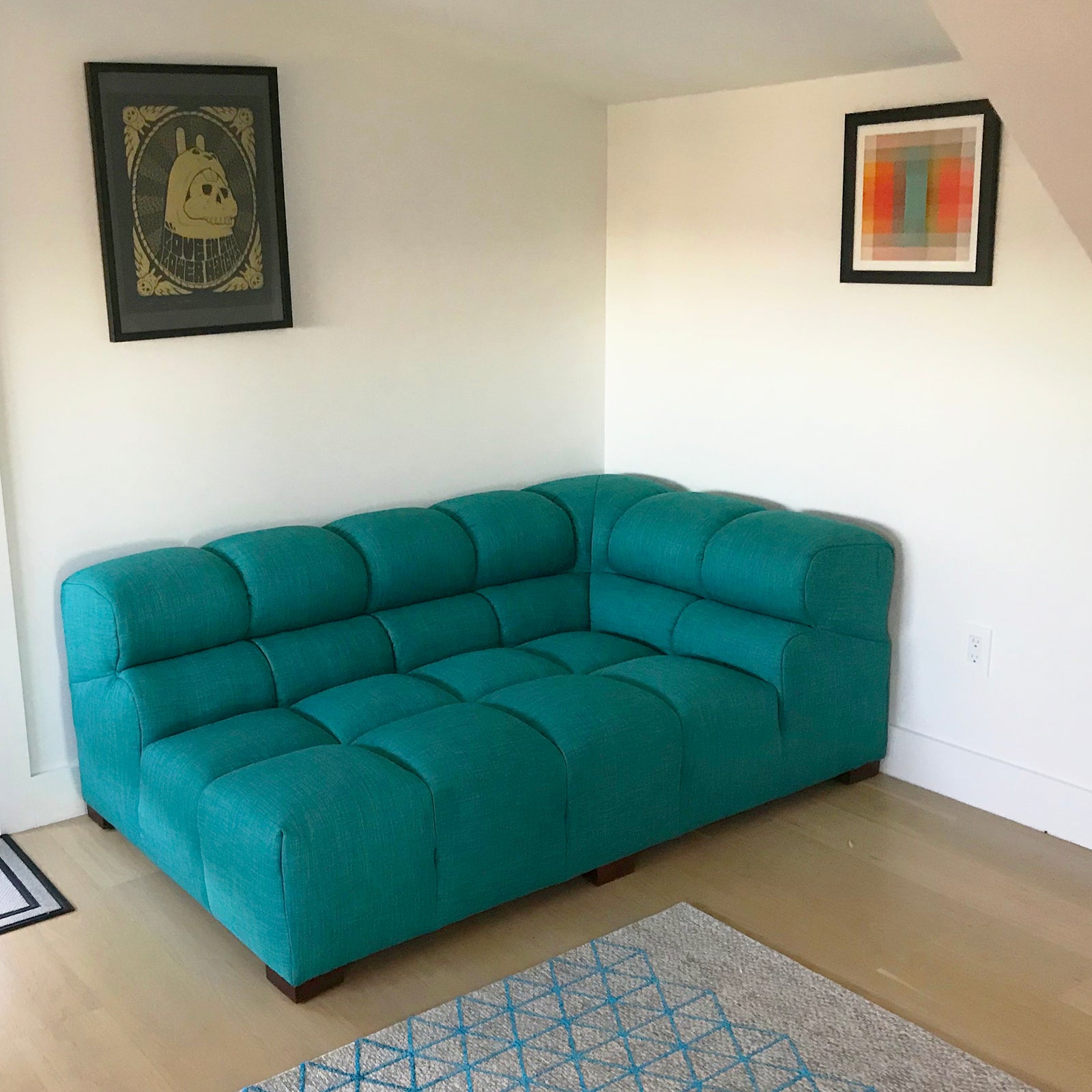 Quadra Tufted Sofa | TF004 Extra Large Left Corner