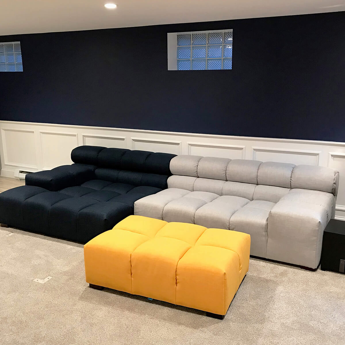 Quadra Tufted Sofa | TF016 Extra Large Right Armrest