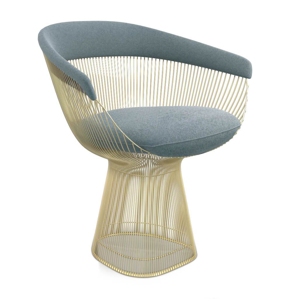 Weston Armchair - Gold Base