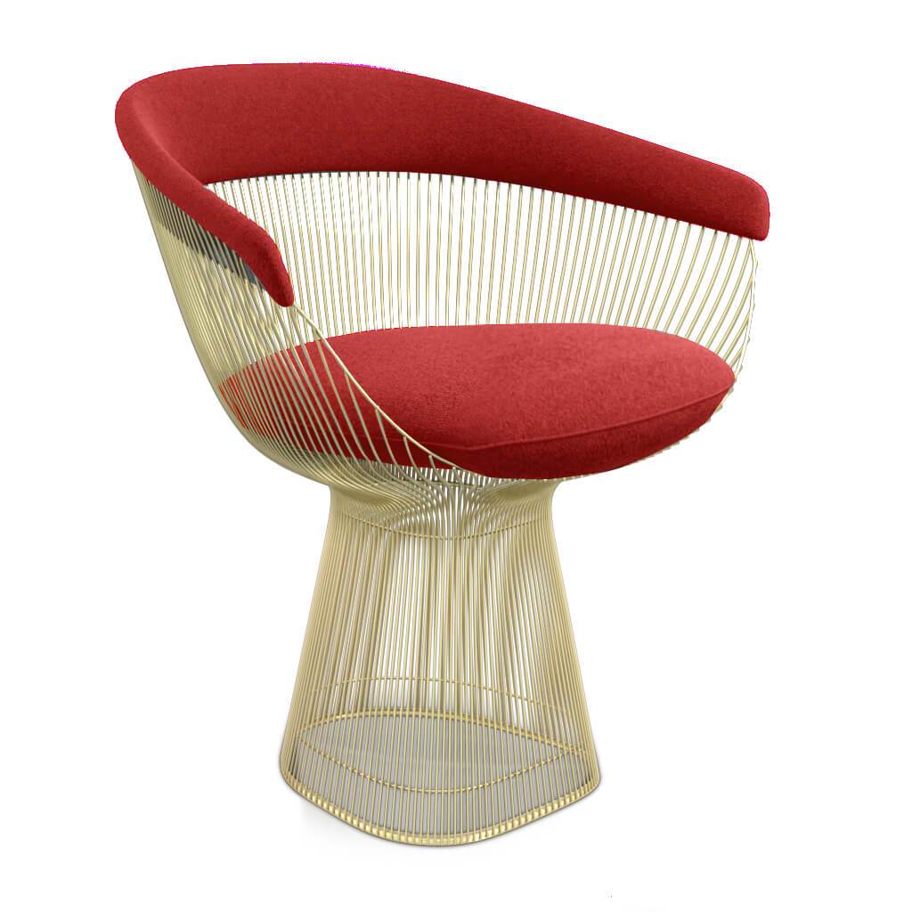 Weston Armchair - Gold Base