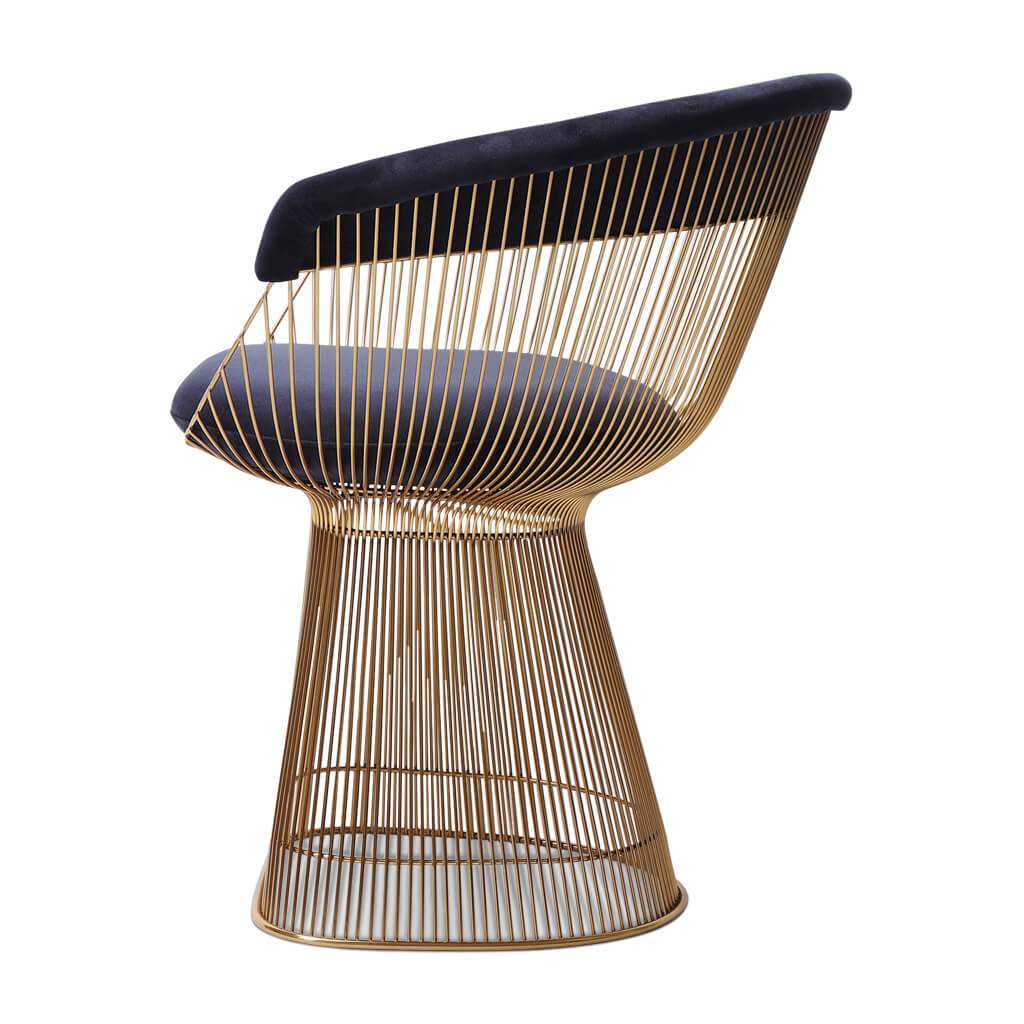 Warren Platner Armchair - Gold Base - Eternity Modern