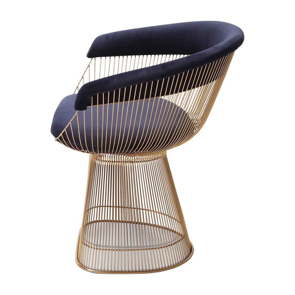 Warren Platner Armchair - Gold Base - Eternity Modern