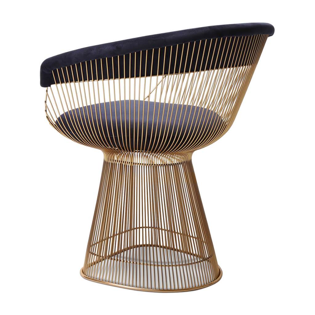 Warren Platner Armchair - Gold Base - Eternity Modern