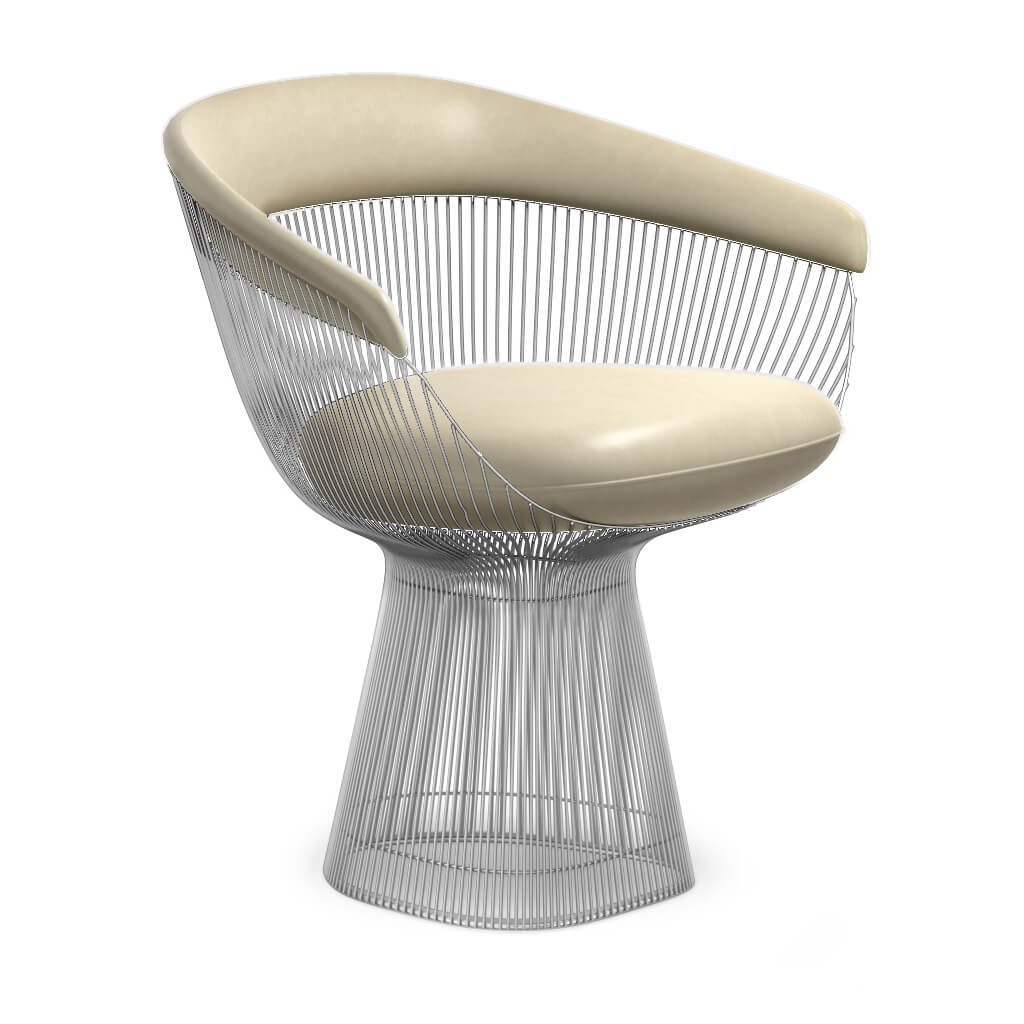 Weston Armchair - Chrome Base
