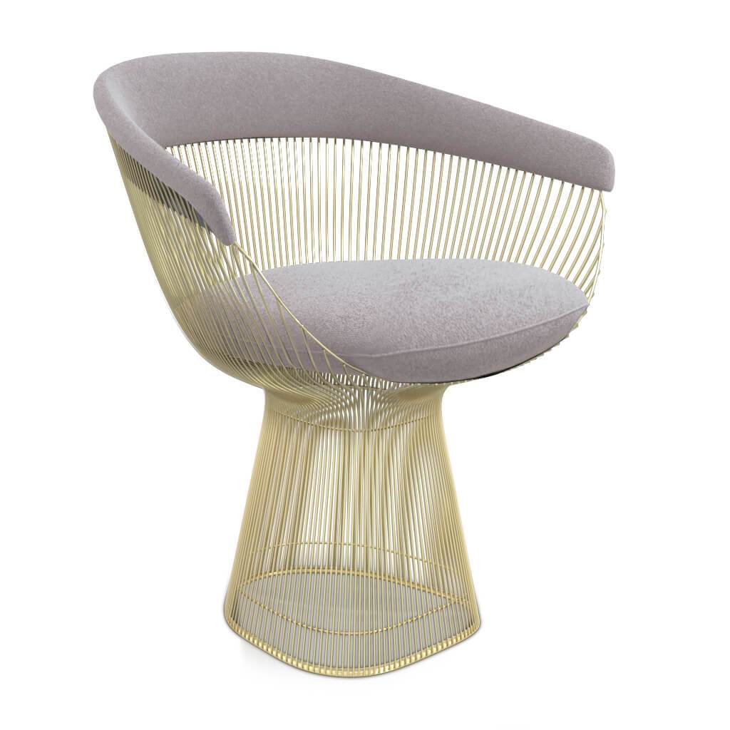 Weston Armchair - Gold Base