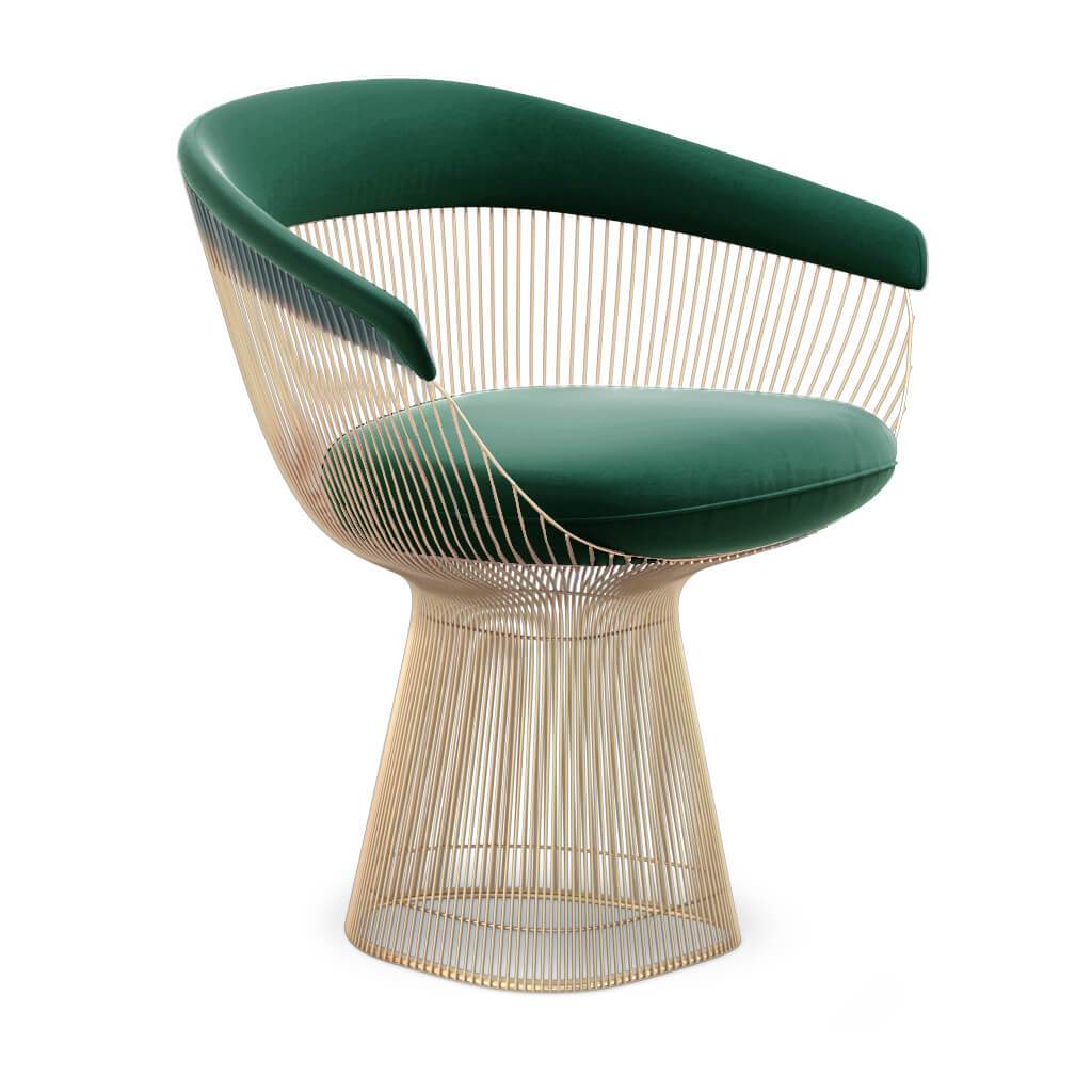 Weston Armchair - Gold Base