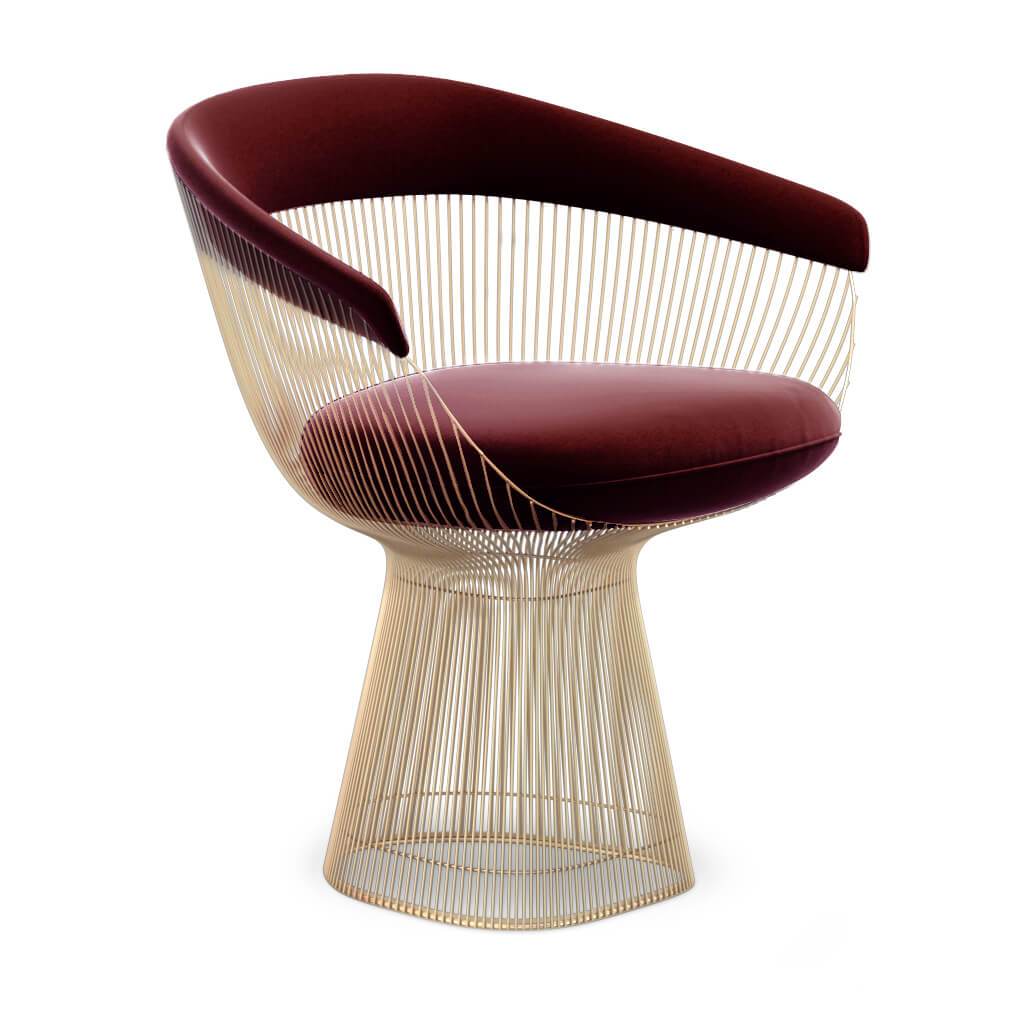 Weston Armchair - Gold Base