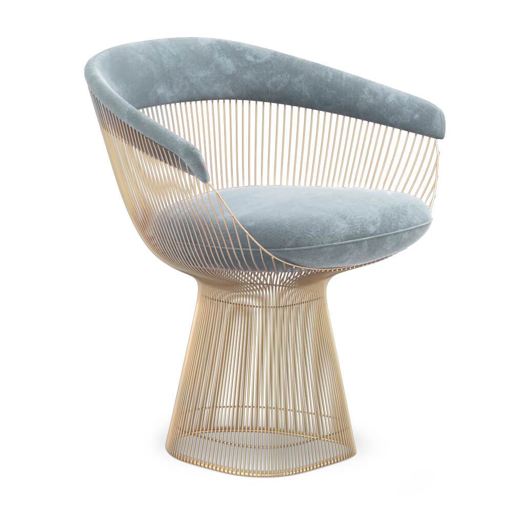 Weston Armchair - Gold Base
