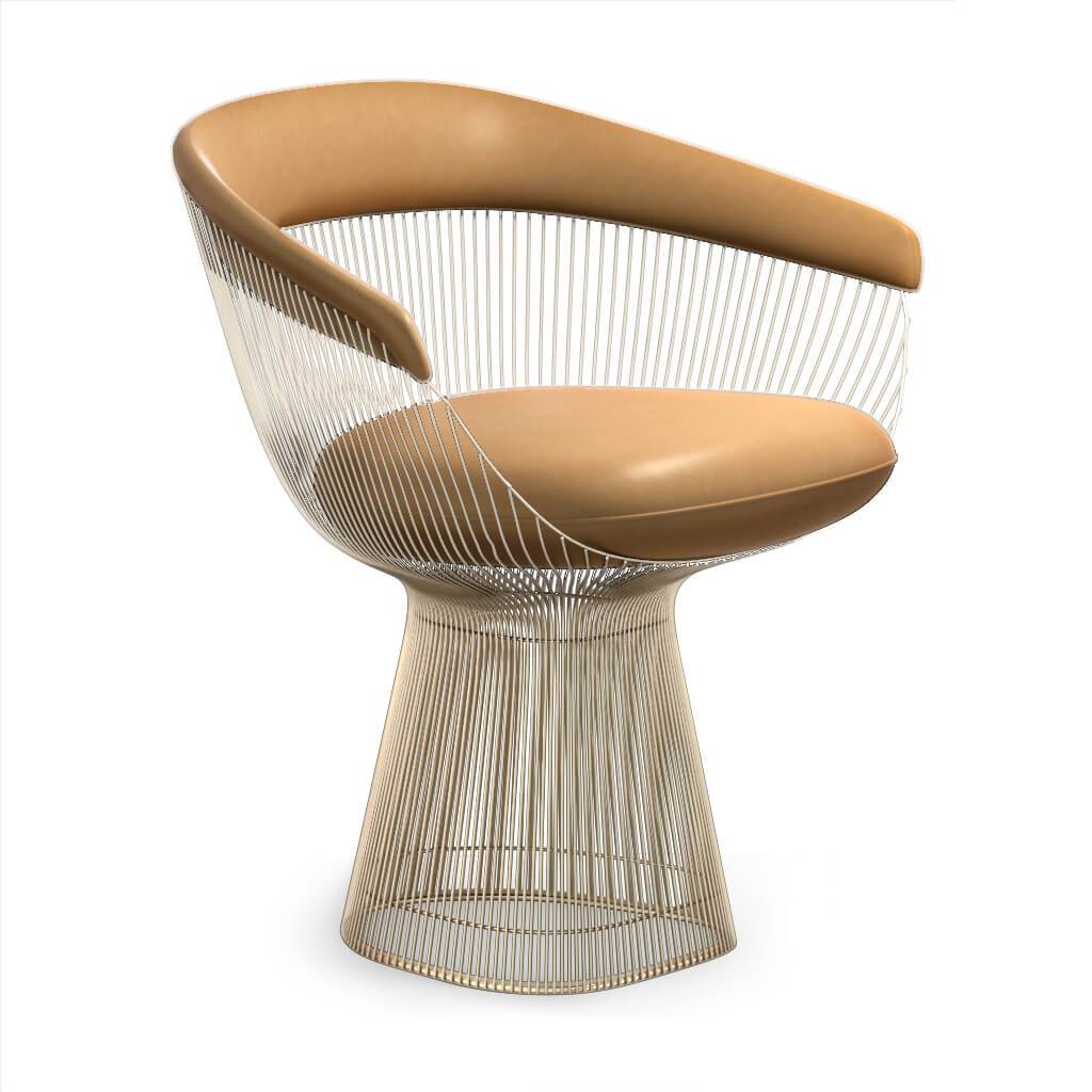 Weston Armchair - Gold Base