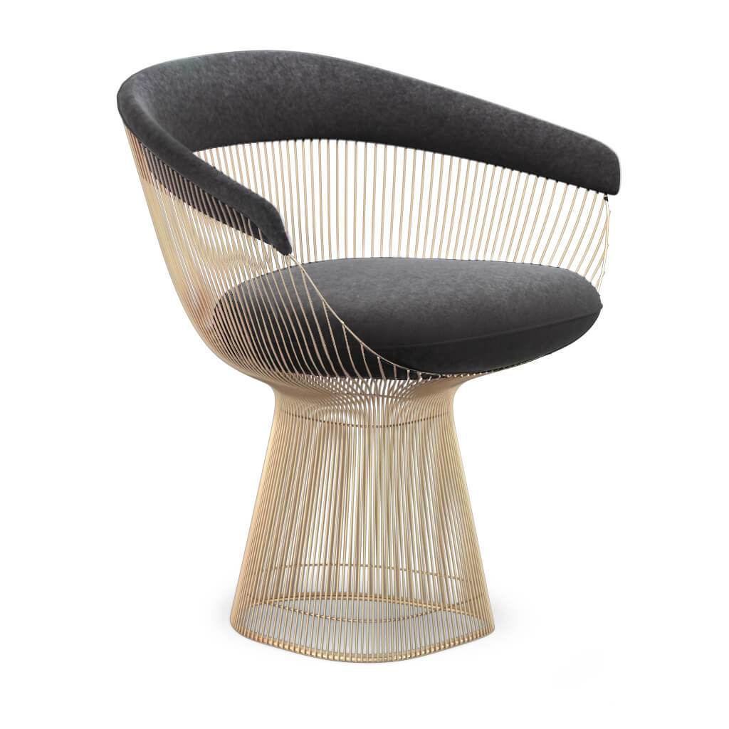 Weston Armchair - Gold Base