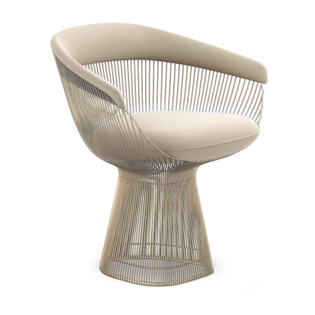 Weston Armchair - Gold Base