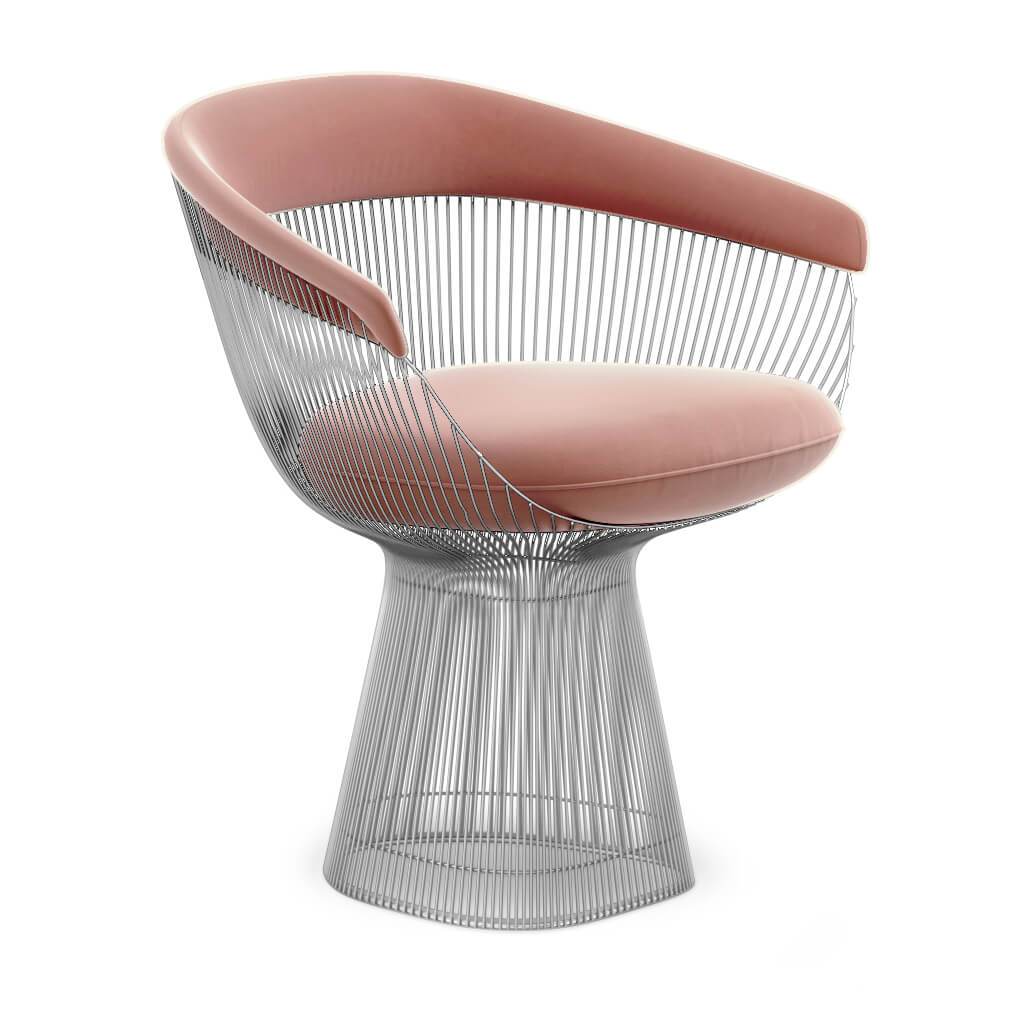 Weston Armchair - Chrome Base
