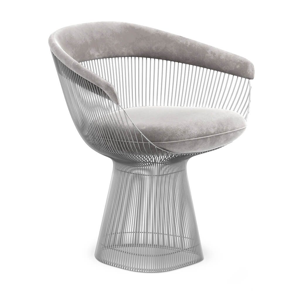 Weston Armchair - Chrome Base