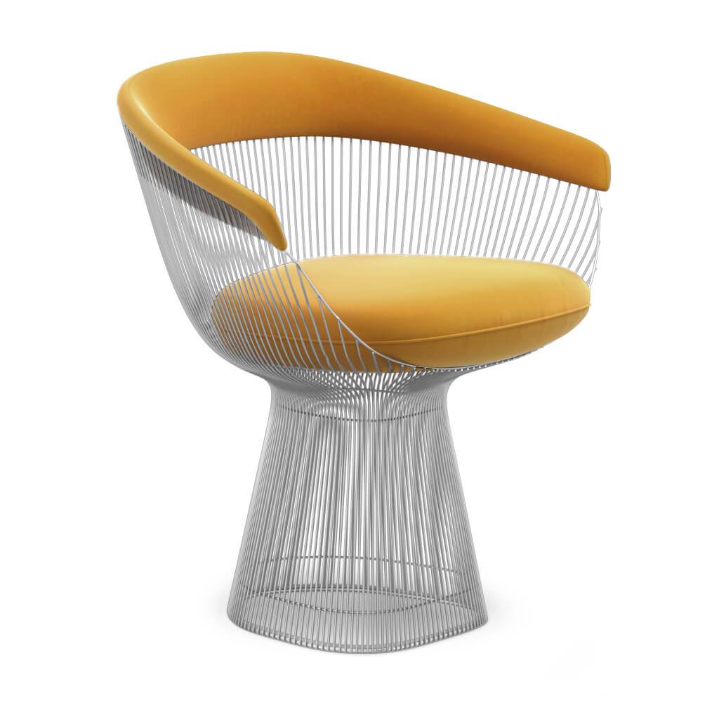 Weston Armchair - Chrome Base