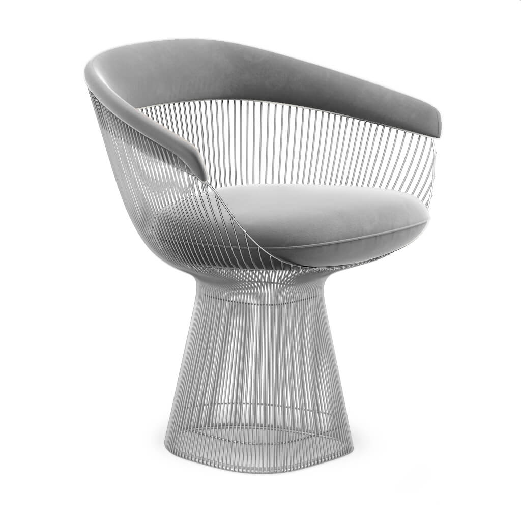 Weston Armchair - Chrome Base