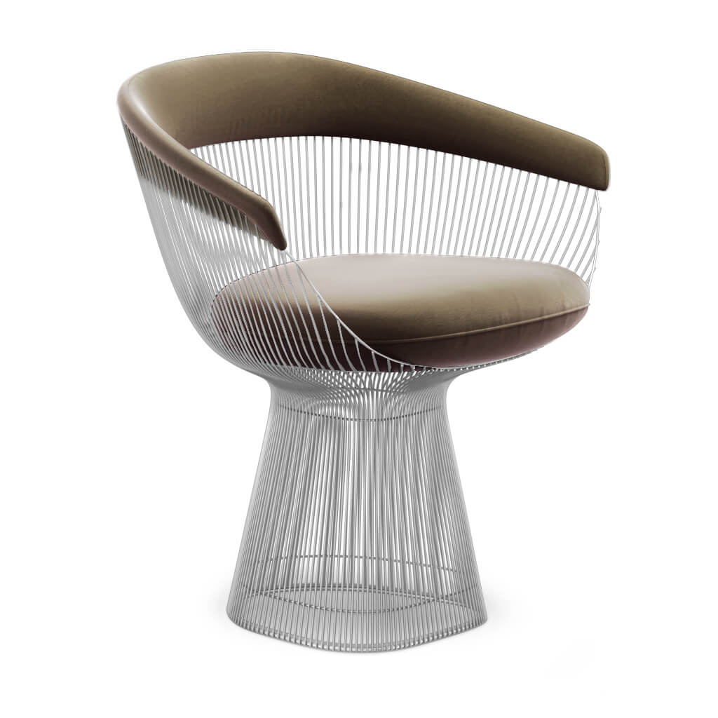 Weston Armchair - Chrome Base