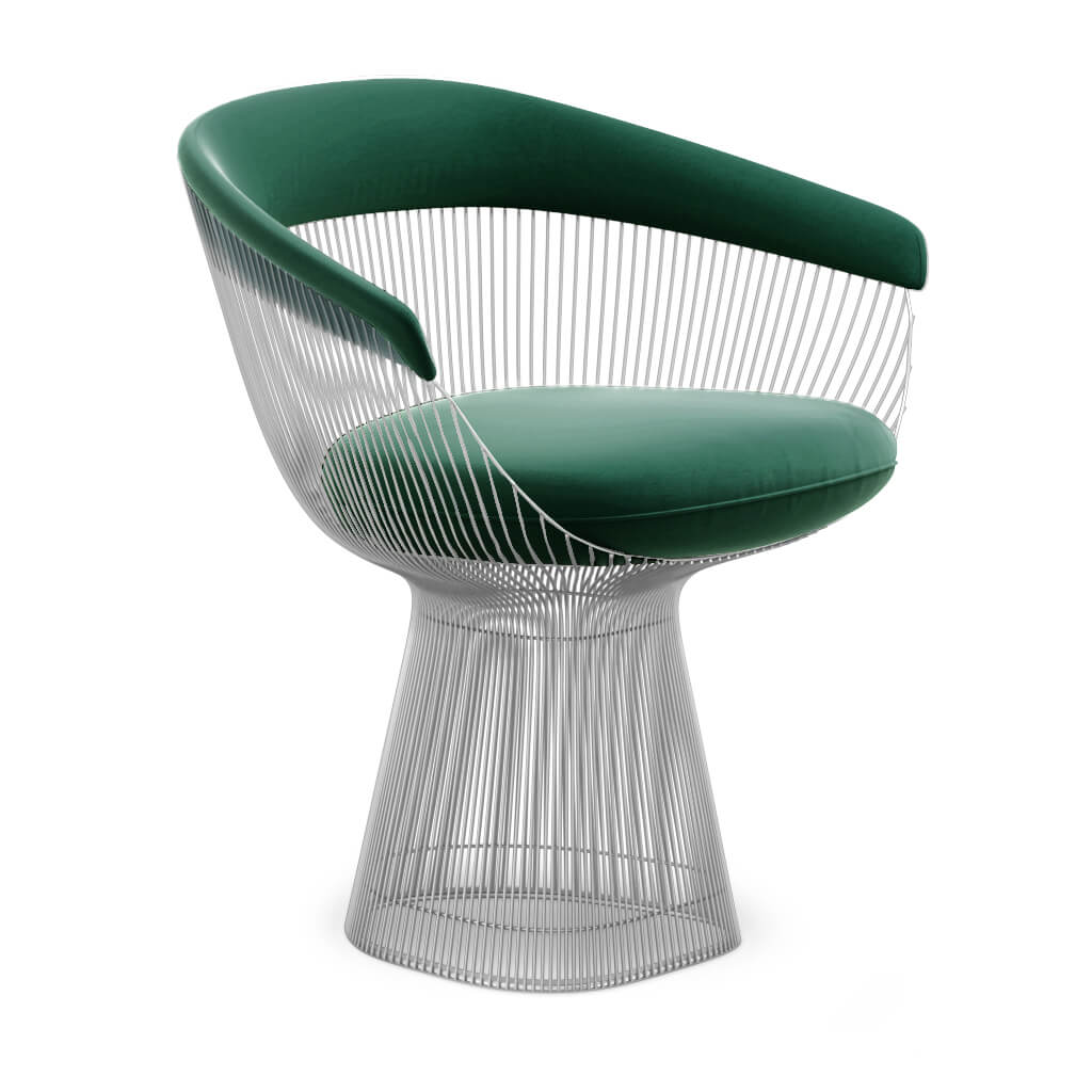 Weston Armchair - Chrome Base