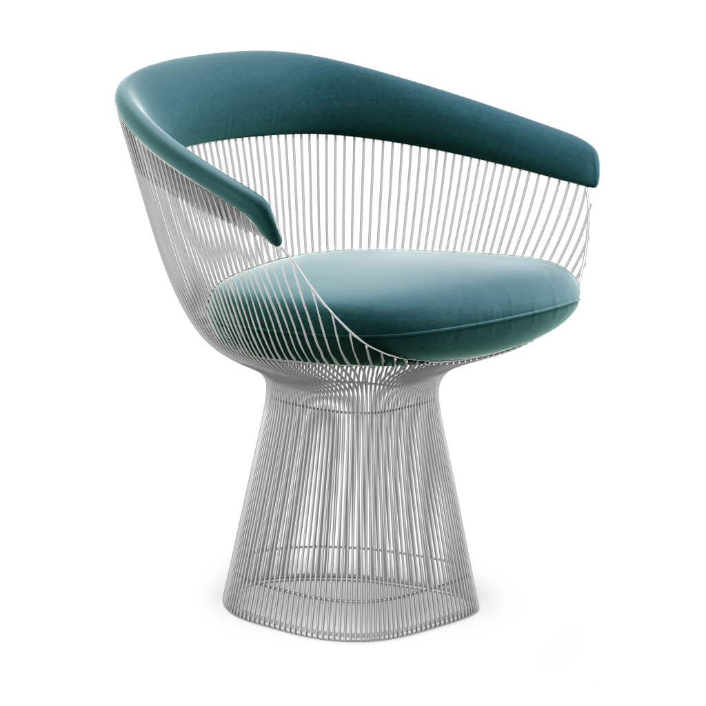 Weston Armchair - Chrome Base
