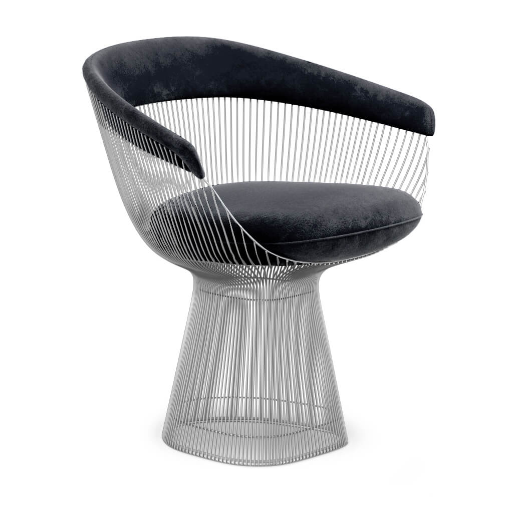 Weston Armchair - Chrome Base