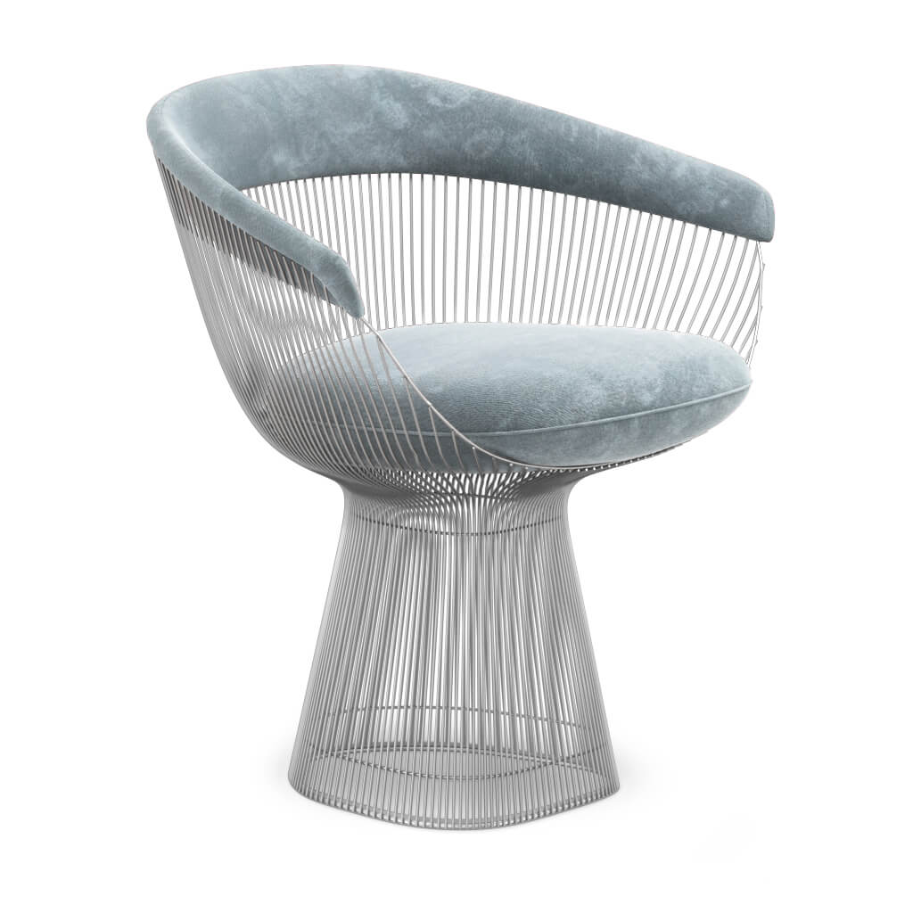 Weston Armchair - Chrome Base