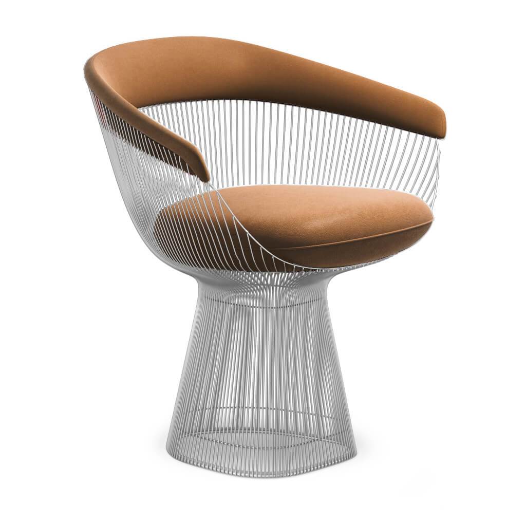 Weston Armchair - Chrome Base