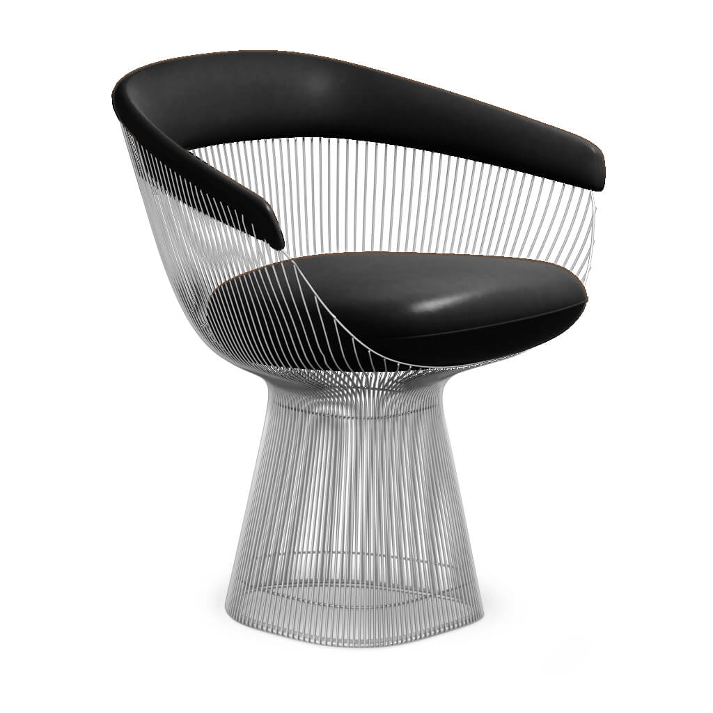 Weston Armchair - Chrome Base