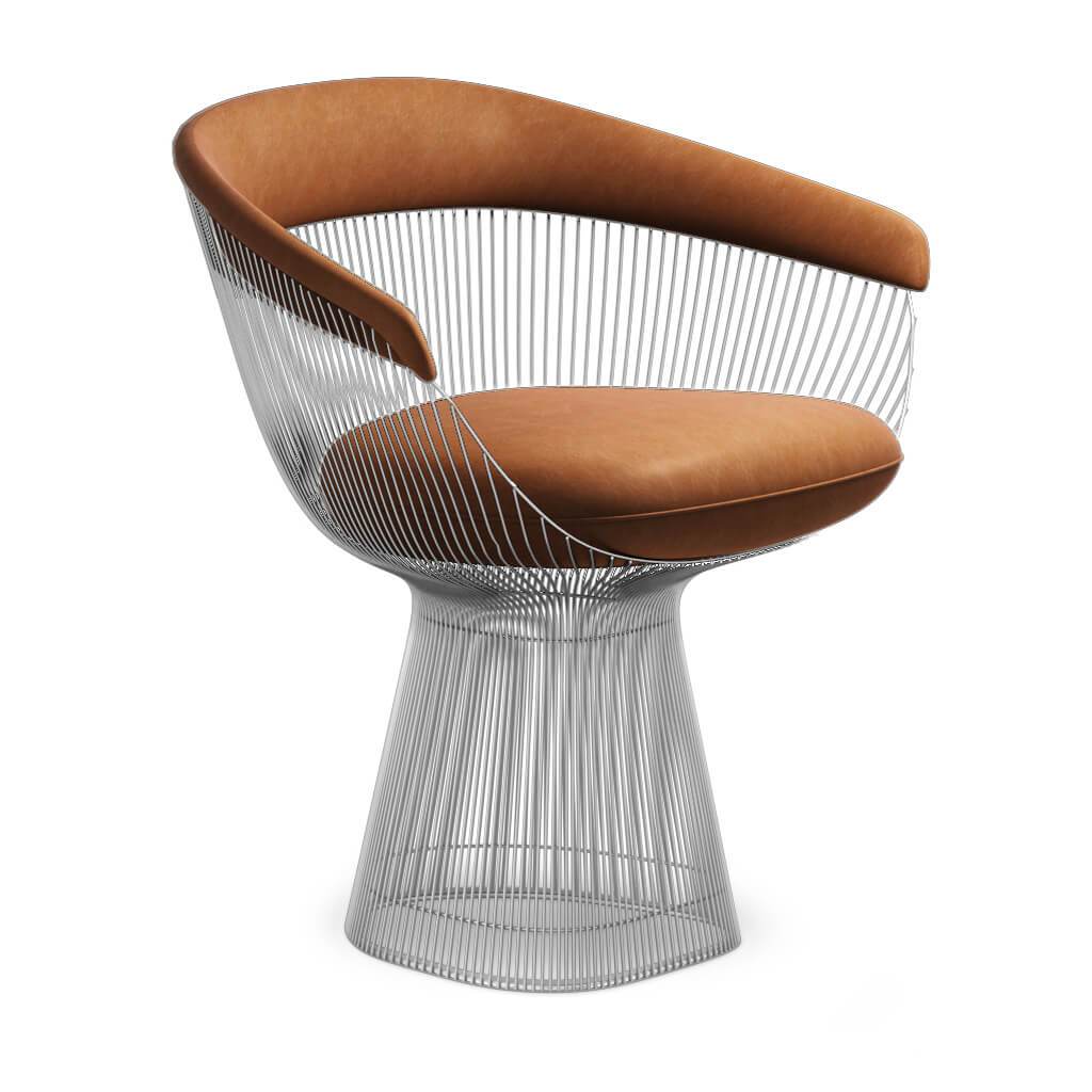 Weston Armchair - Chrome Base