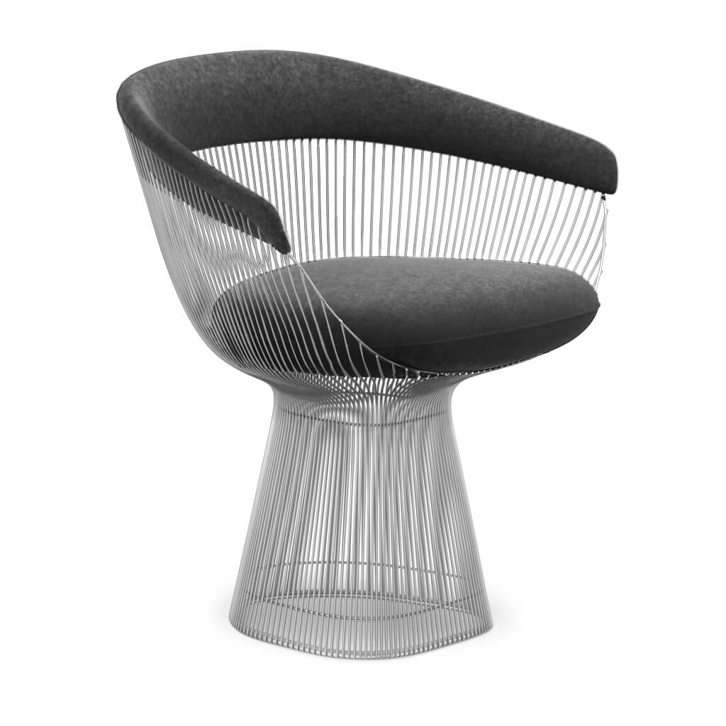 Weston Armchair - Chrome Base