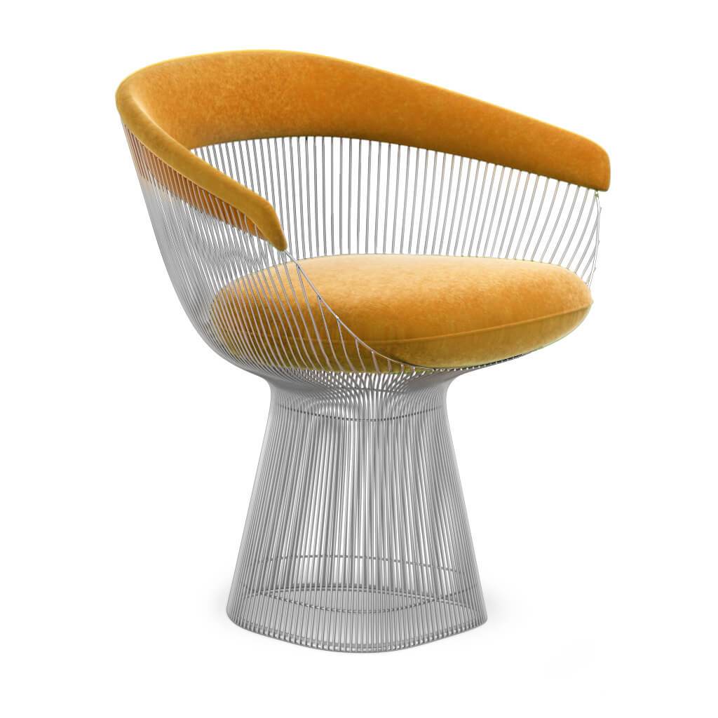 Weston Armchair - Chrome Base