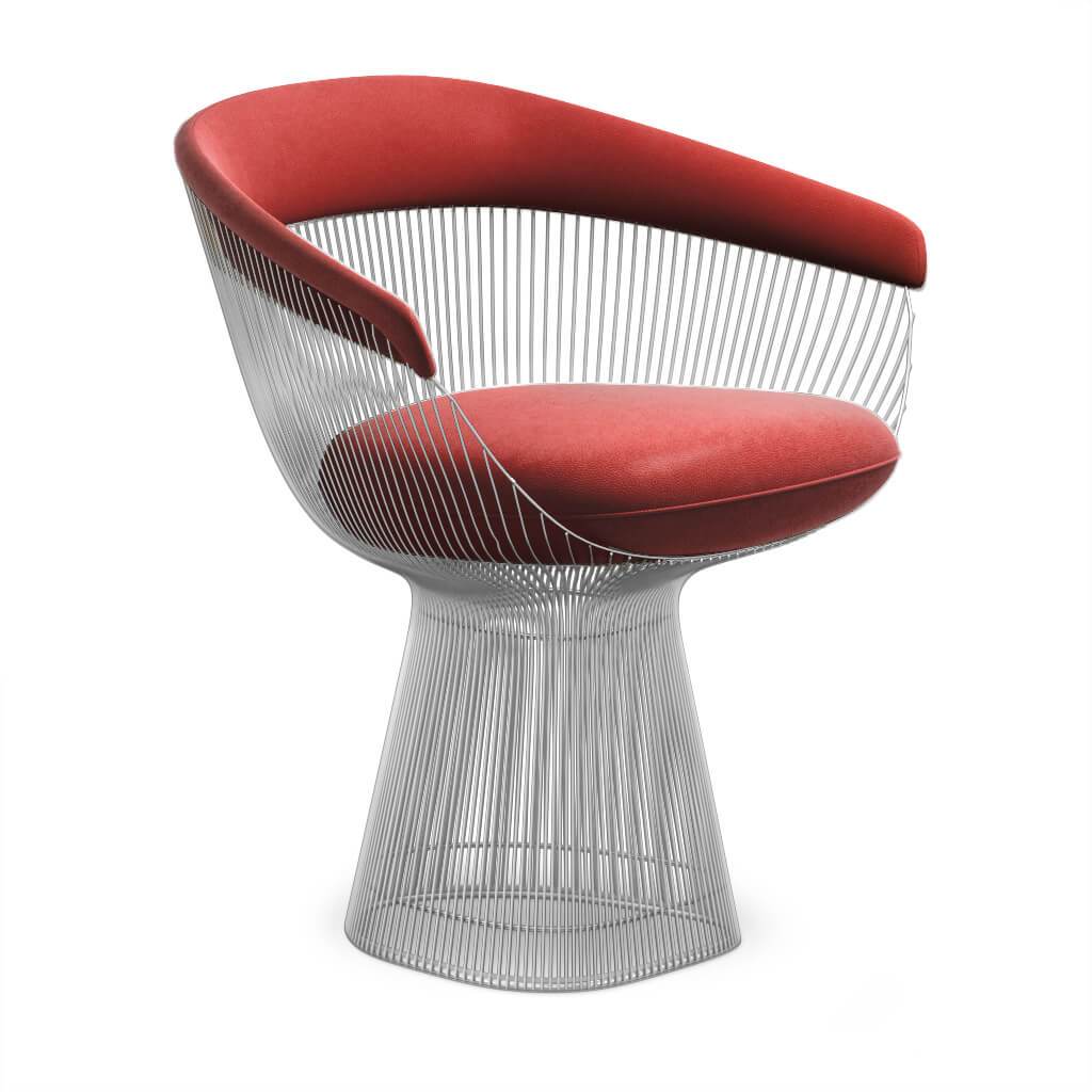 Weston Armchair - Chrome Base