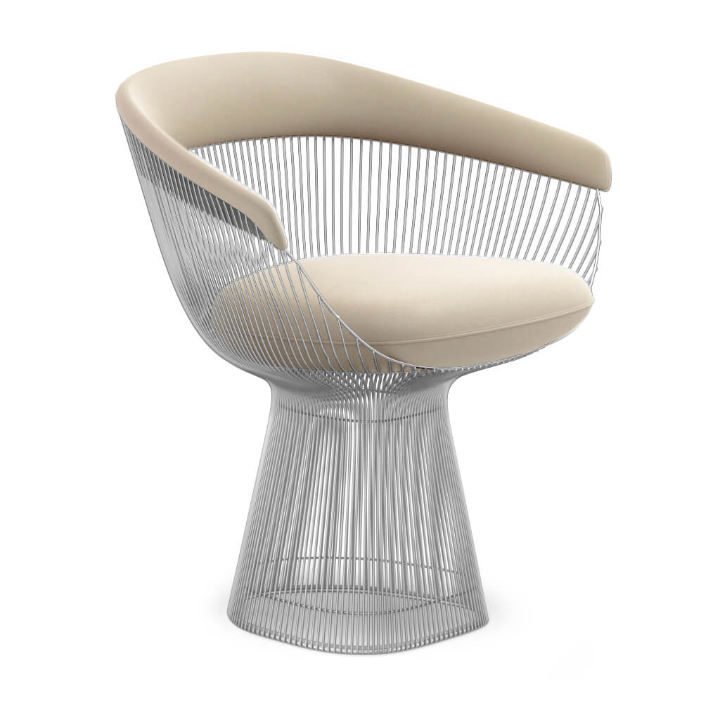 Weston Armchair - Chrome Base
