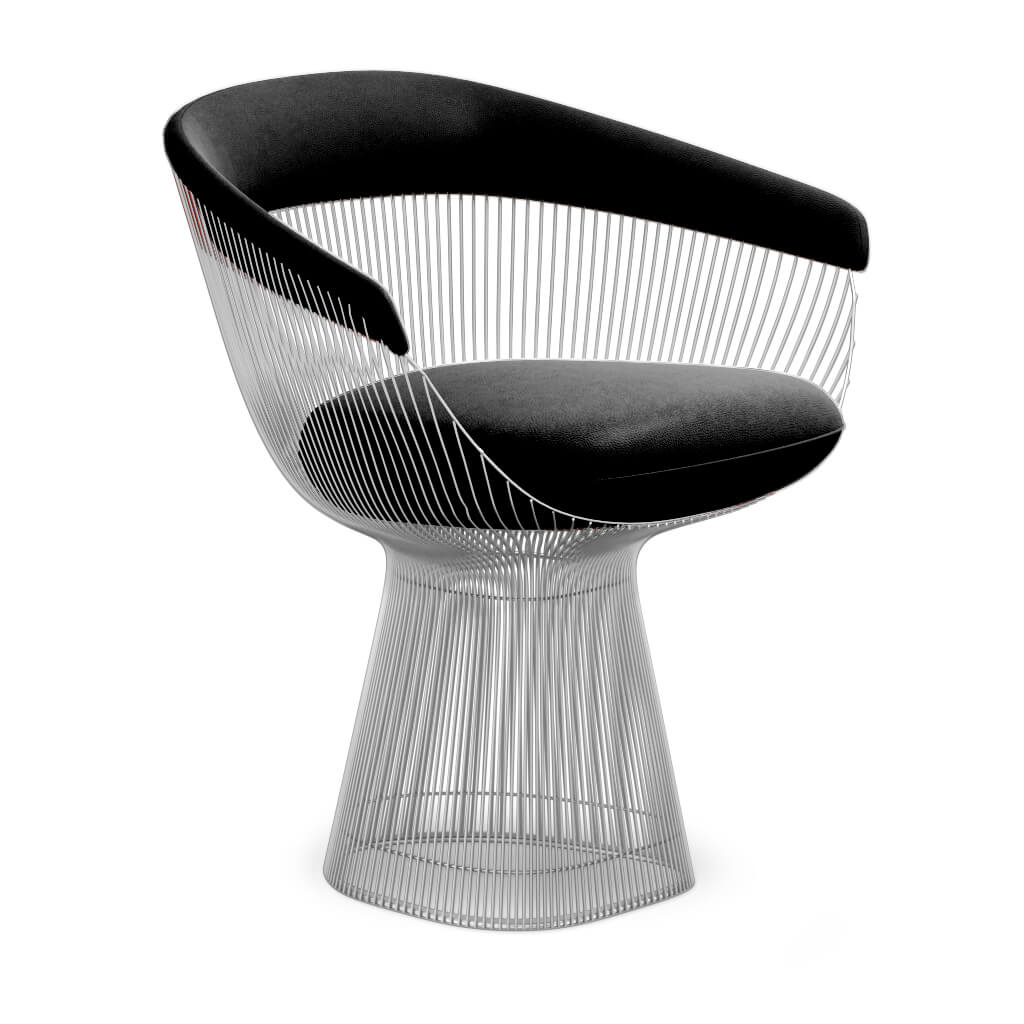 Weston Armchair - Chrome Base