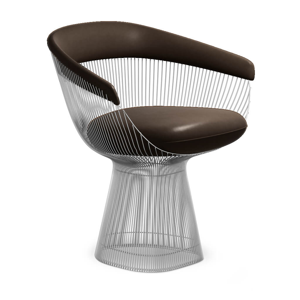 Weston Armchair - Chrome Base