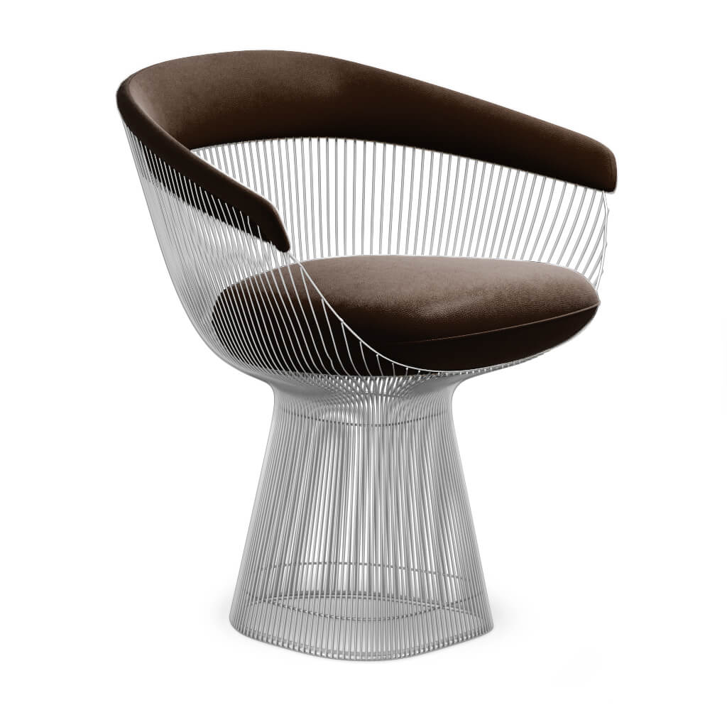 Weston Armchair - Chrome Base