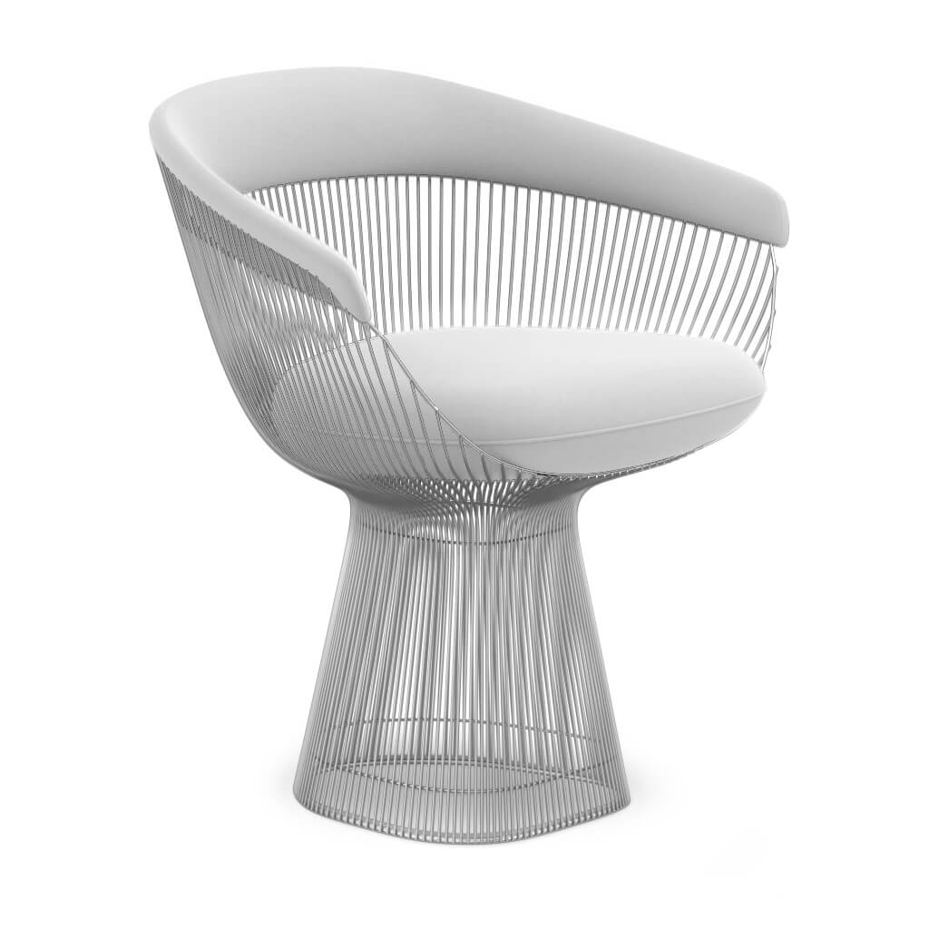 Weston Armchair - Chrome Base