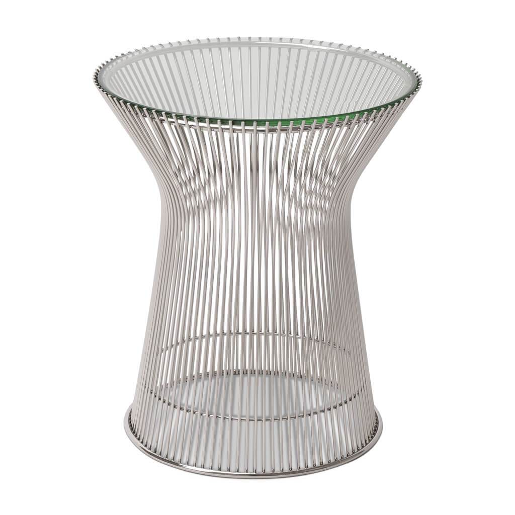 Warren Platner Side Table - Glass Top - Eternity Modern