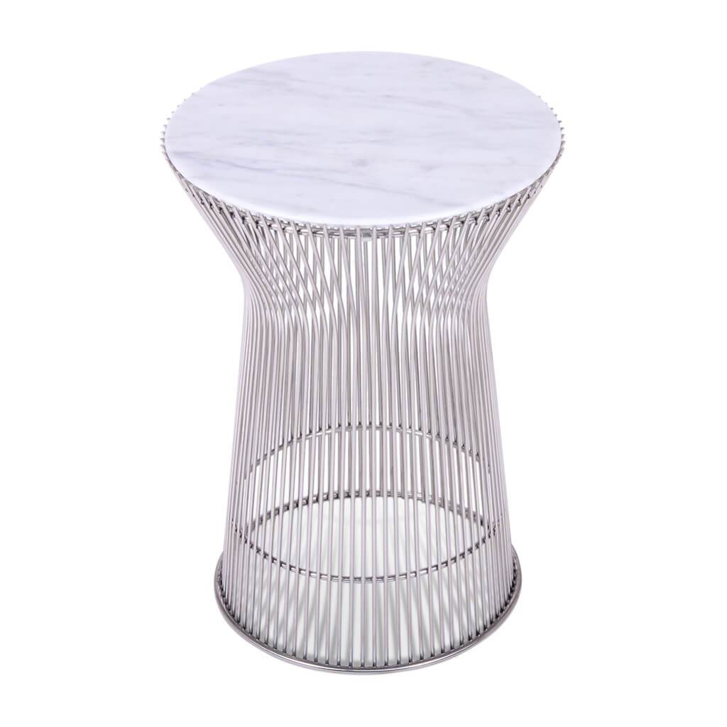Warren Platner Side Table - Marble Top - Eternity Modern