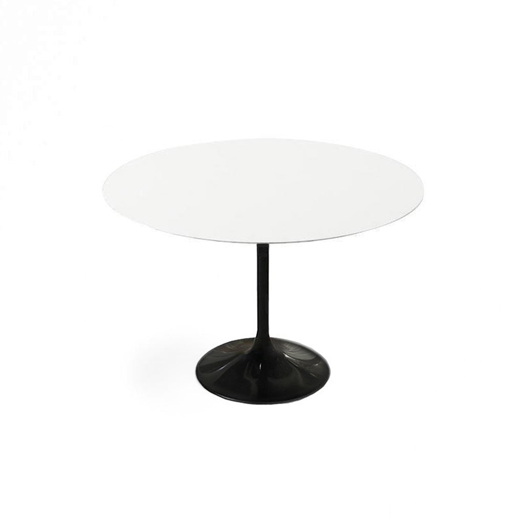 White Lacquer Tulip Dining Table - Round