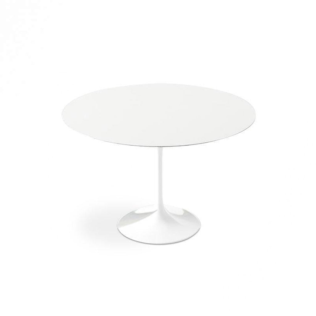White Lacquer Tulip Dining Table - Round